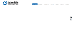 Desktop Screenshot of lebenshilfe-tut.de